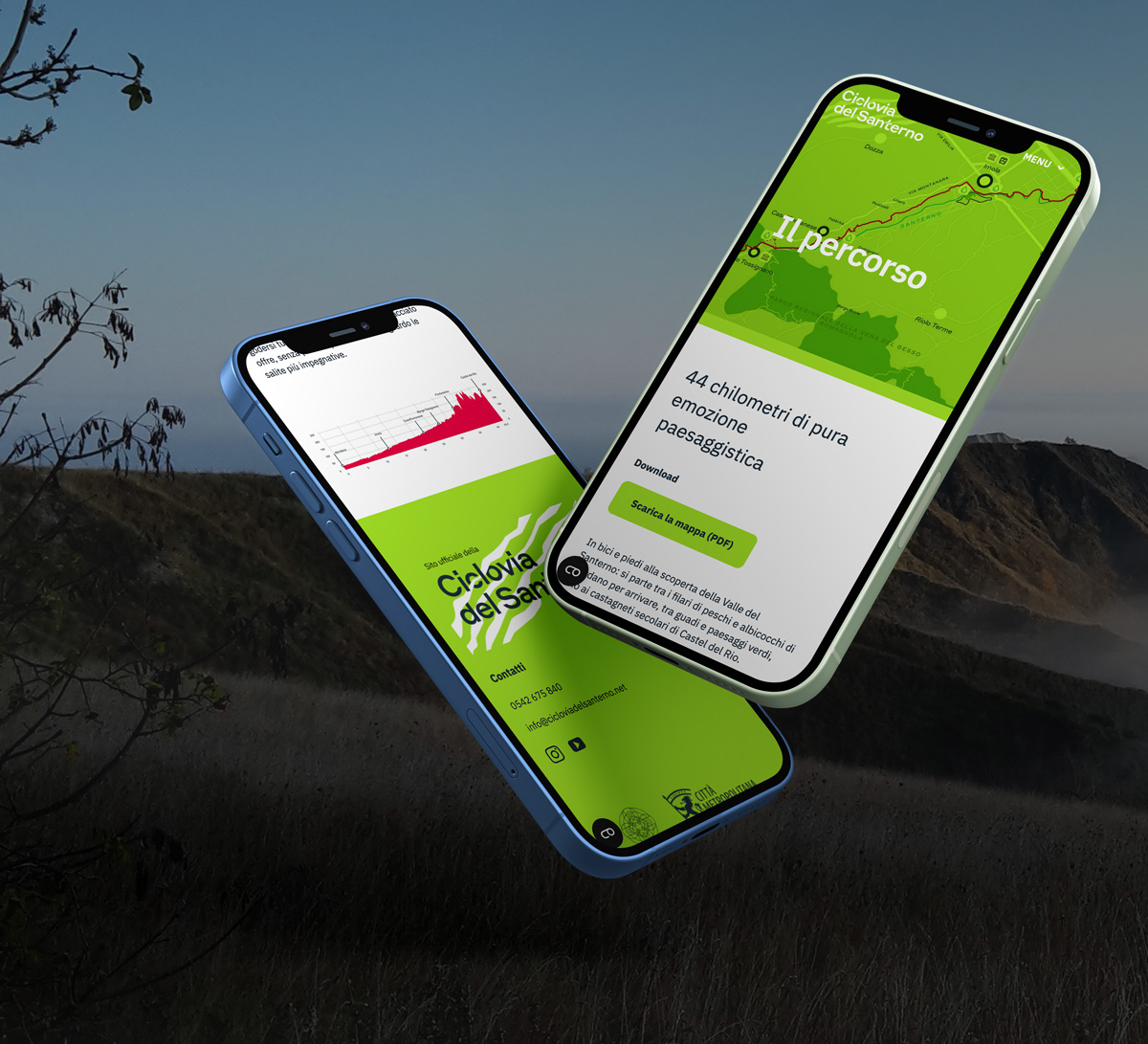 sito web ufficiale Ciclovia del Santerno